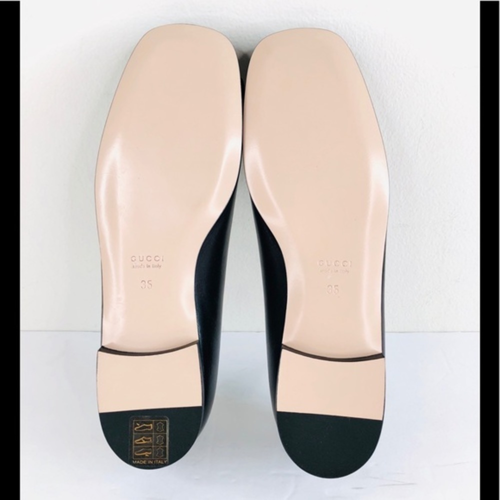 GUCCI Malaga Crystal Square GG Madelyn BALLET Flat - Picture 7 of 12